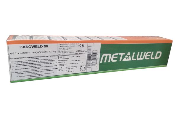 Elektrody Metalweld BASOWELD 50 (EVB50P) 3,2x350mm/4,3kg