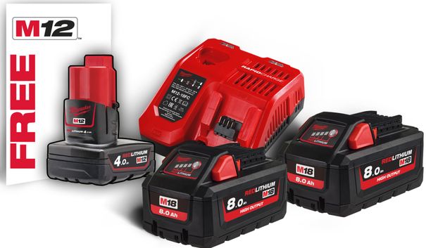 Set akumulátorů Milwaukee M18HNRG-552 /4933464713/